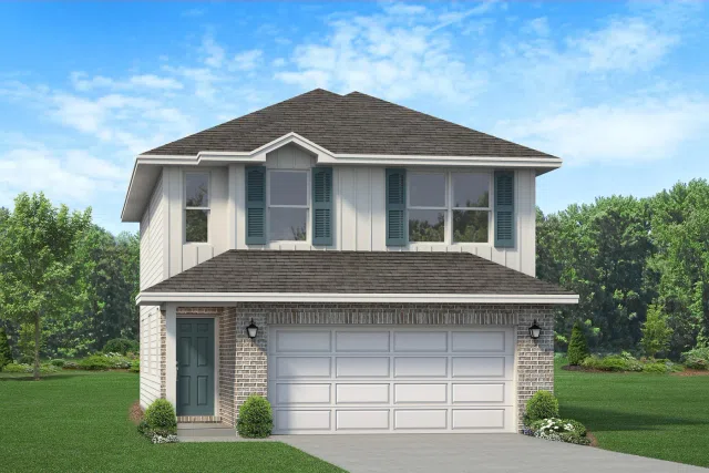 Adams Homes 1817 - Representative exterior, Pine Top