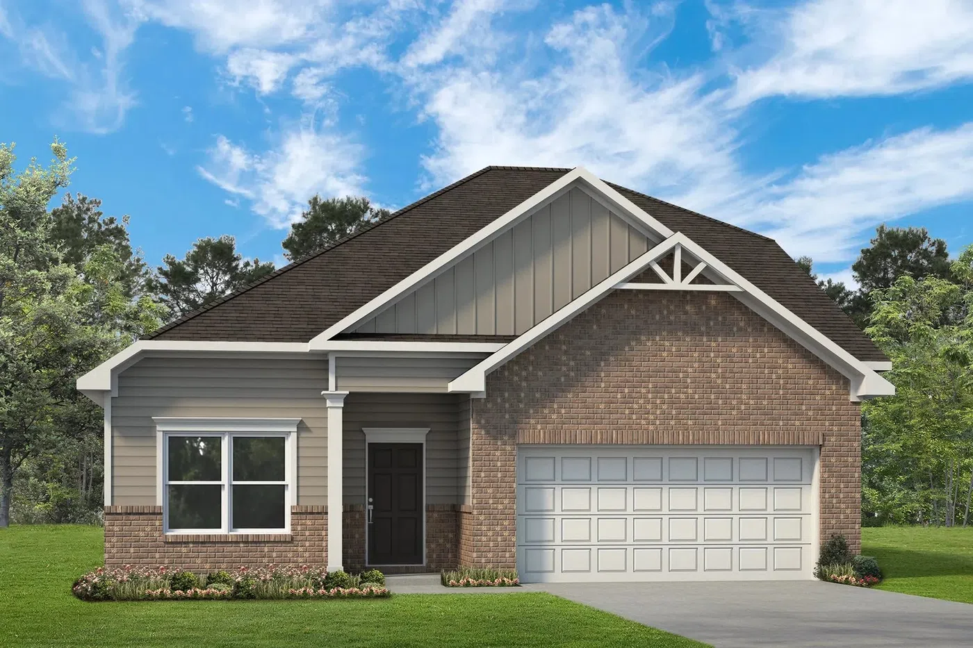 Smith Douglas Homes The Davenport II - Representative exterior, Roans Mill