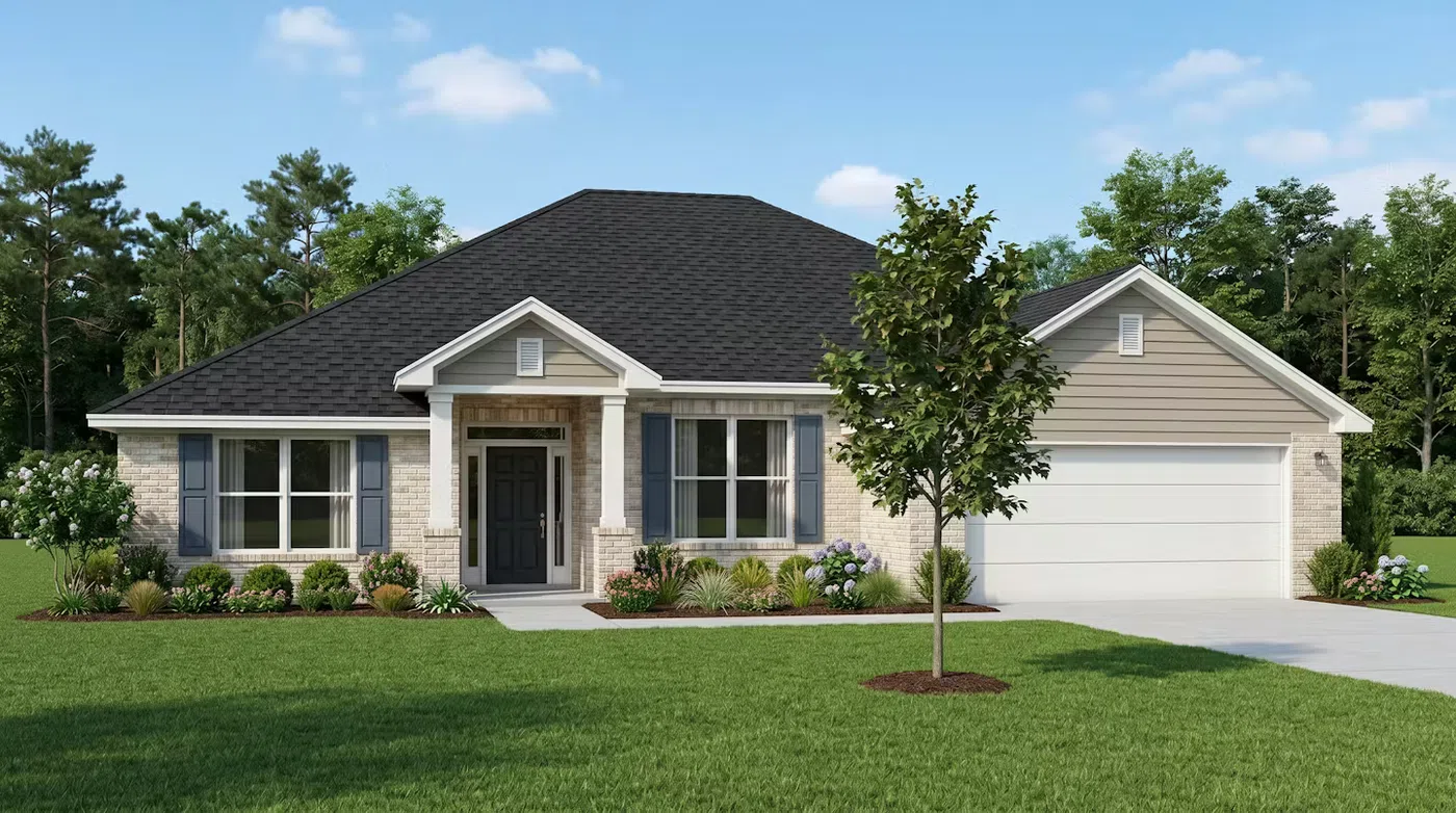 Adams Homes 2300 - Representative exterior, Forest Park