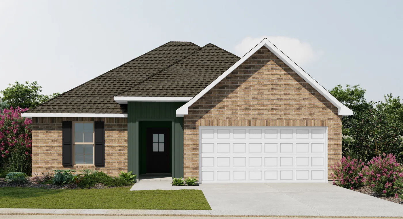 DSLD Homes Raymond IV G - Representative exterior, Palmetto Crossing