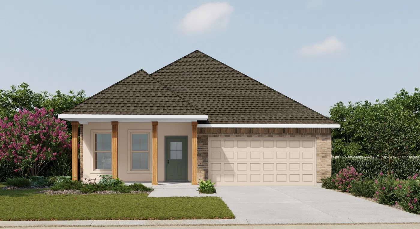 DSLD Homes Oakstone V B - Representative exterior, Parkview