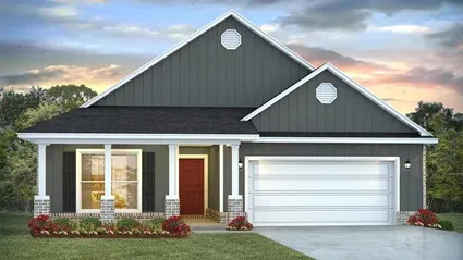 D.R. Horton The Delray - Representative exterior, Fallschase at Pathstone