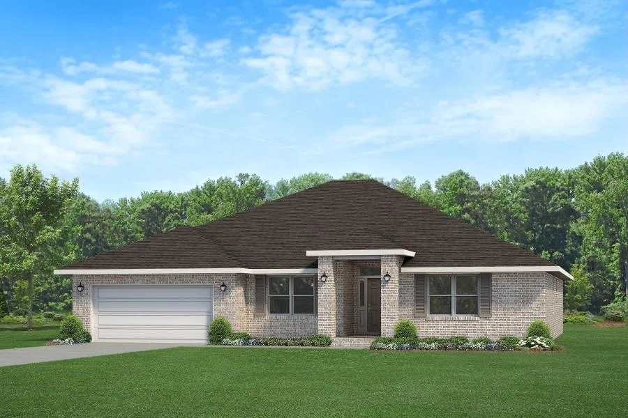 Adams Homes 2430 - Representative exterior, Pecan Valley