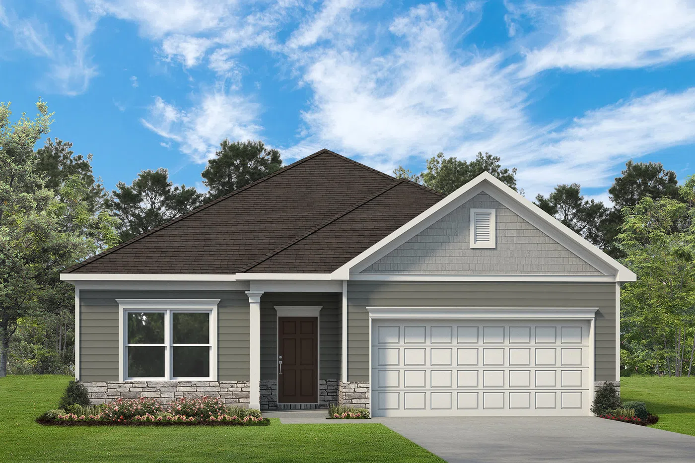 Smith Douglas Homes The Hampton - Representative exterior, Summerlyn Park