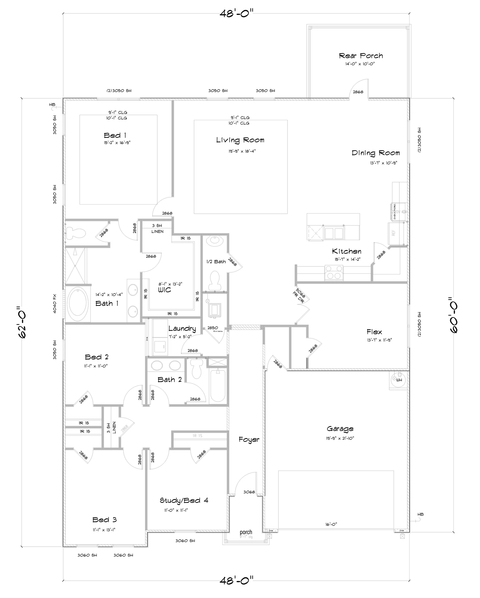 D.R. Horton Taylor - Floor-plan drawing, Jubilee Farms