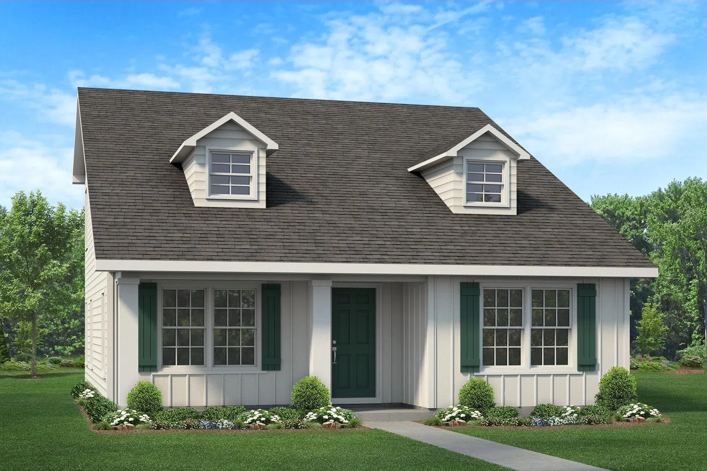 Adams Homes 1645 - Representative exterior, Turtle Creek