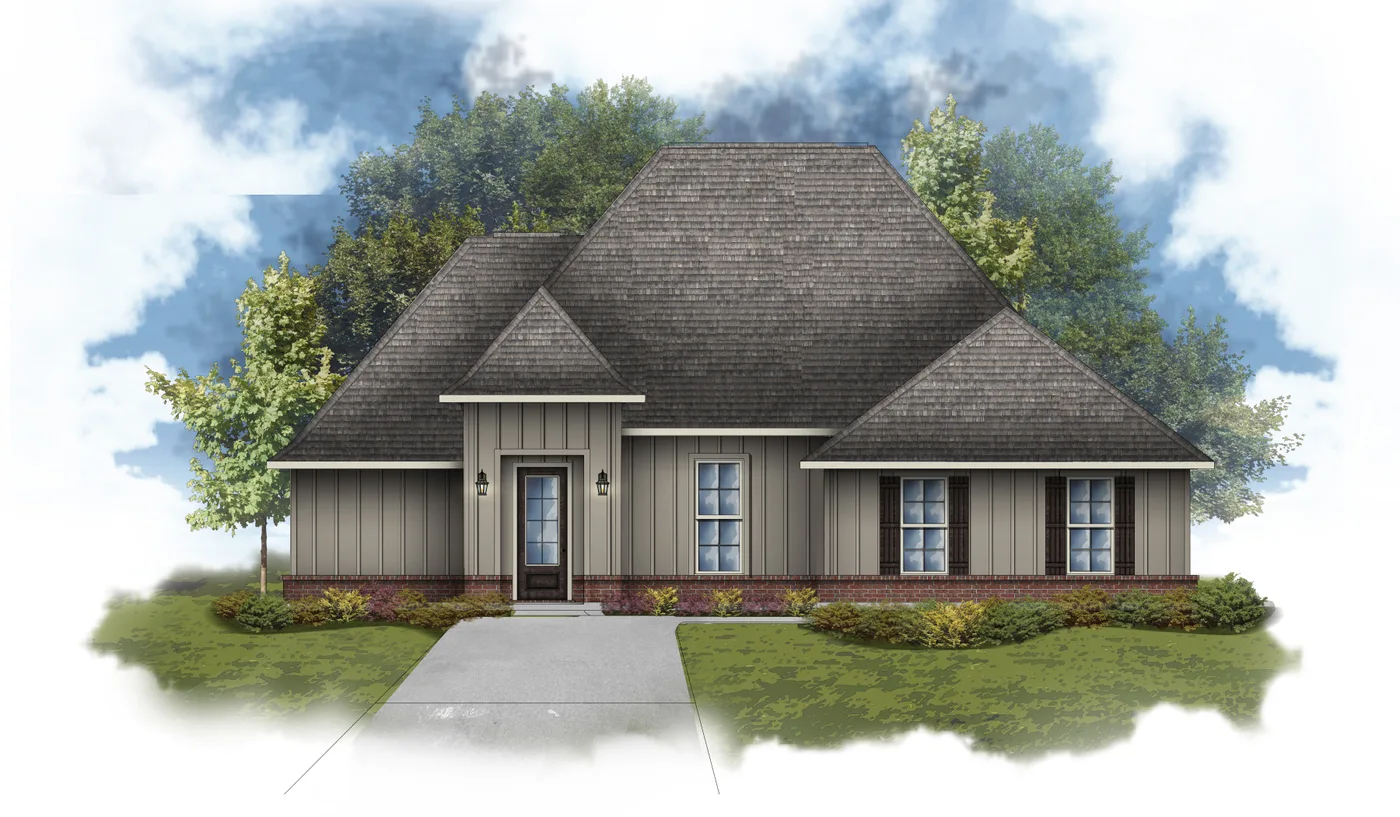 DSLD Homes Carabelle III J - Representative exterior, Iron Rock