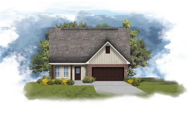 DSLD Homes Aberdeen V G - Representative exterior, Eagle Pointe