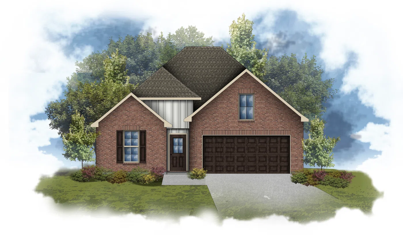 DSLD Homes Castello IV H - Representative exterior, The Knoll