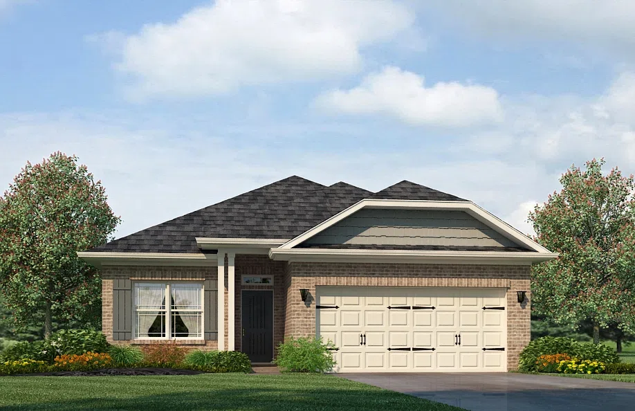 Adams Homes 1522 - Representative exterior, Parkland Place