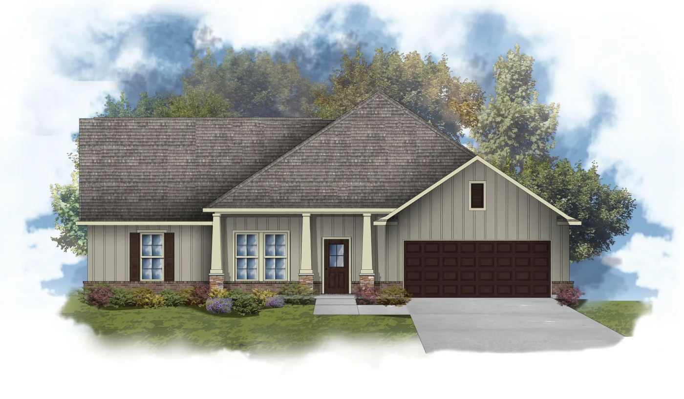 DSLD Homes Jupiter IV K - Representative exterior, Iron Rock