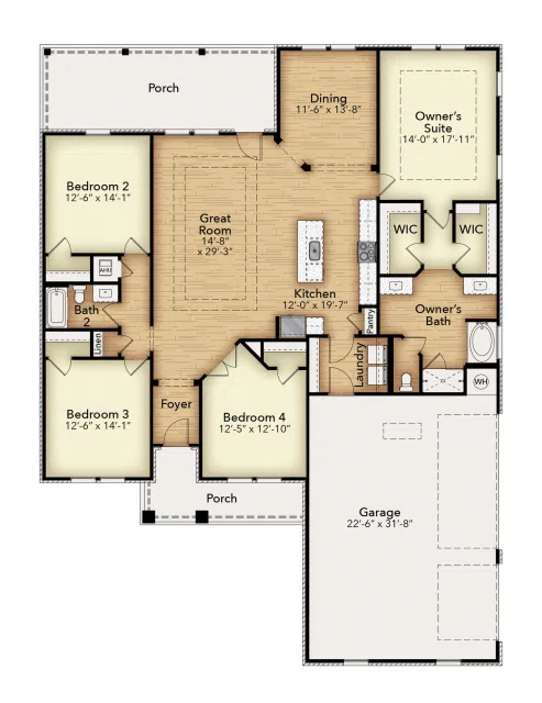 Herbst Homes The Sapphire Estate - Floor-plan drawing, Prosperity Point