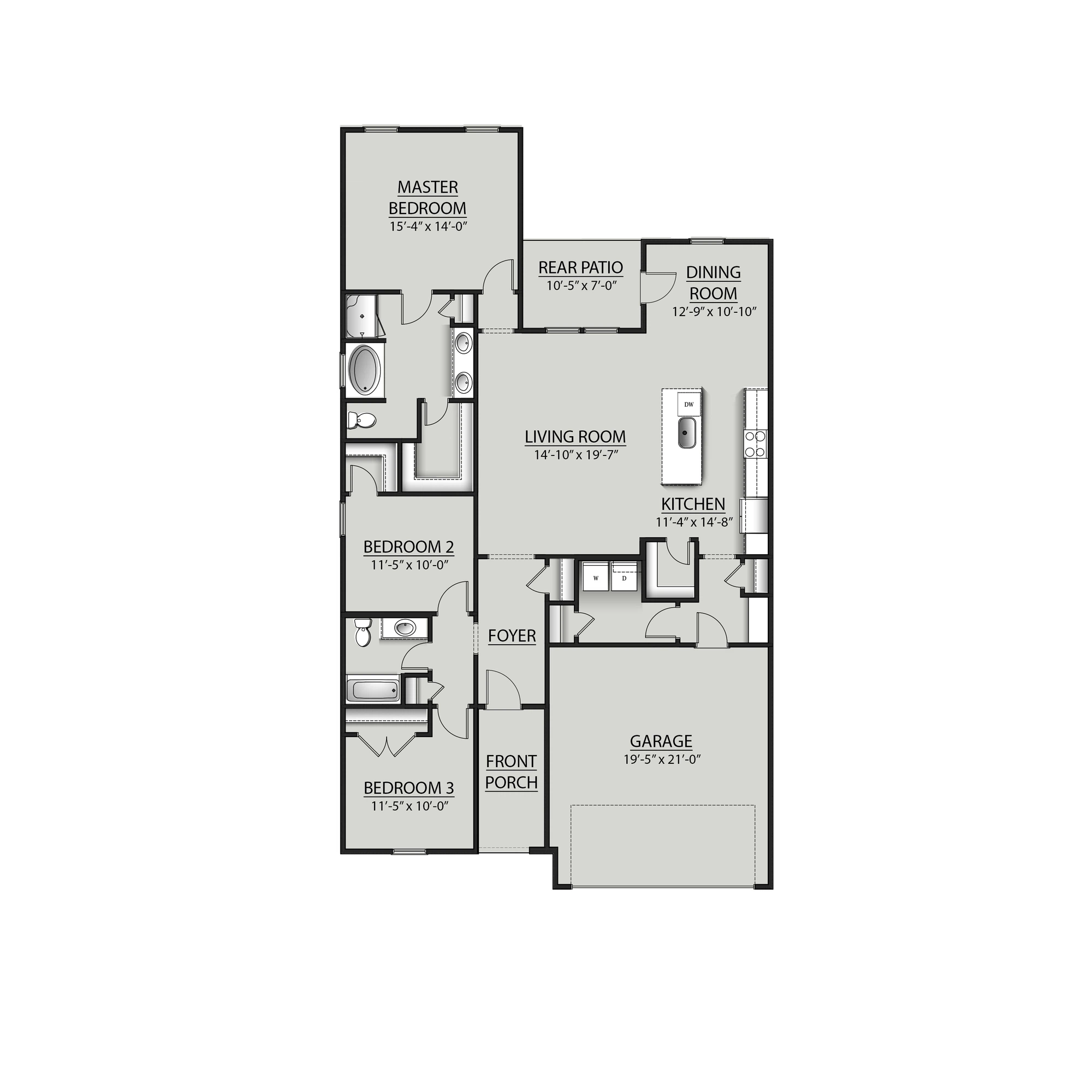 DSLD Homes Novato IV G - Floor-plan drawing, Driftwood Lakes