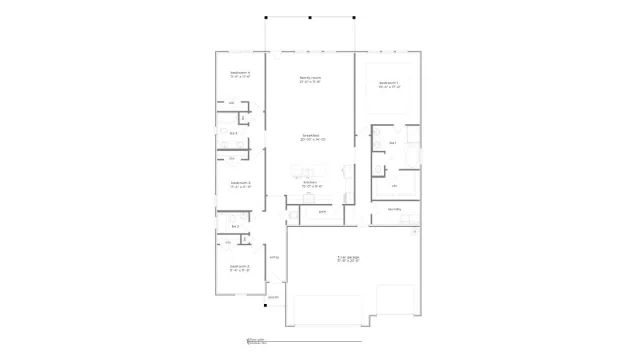 D.R. Horton The Pier - Floor-plan drawing, Rosemary Sound