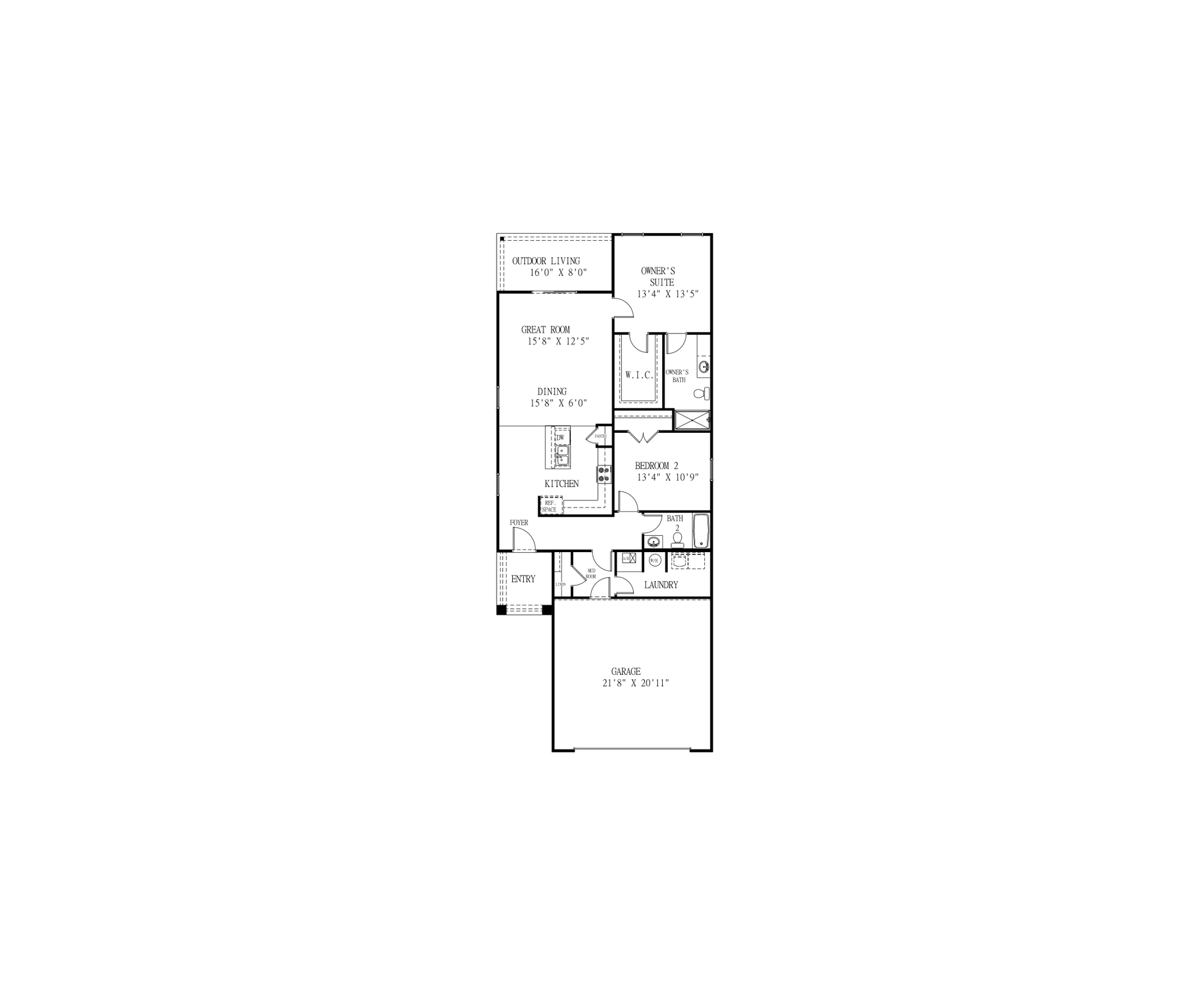 Holiday Builders Lynlee - Floor-plan drawing, Avalon