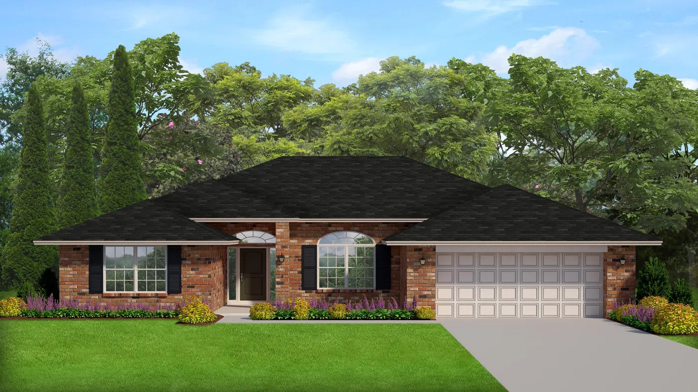 Adams Homes 2320 - Representative exterior, Forest Park