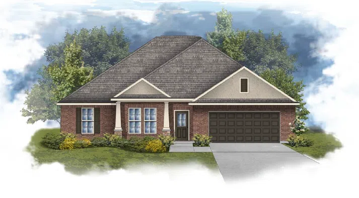 DSLD Homes Ionia III B - Representative exterior, Blueberry Fields