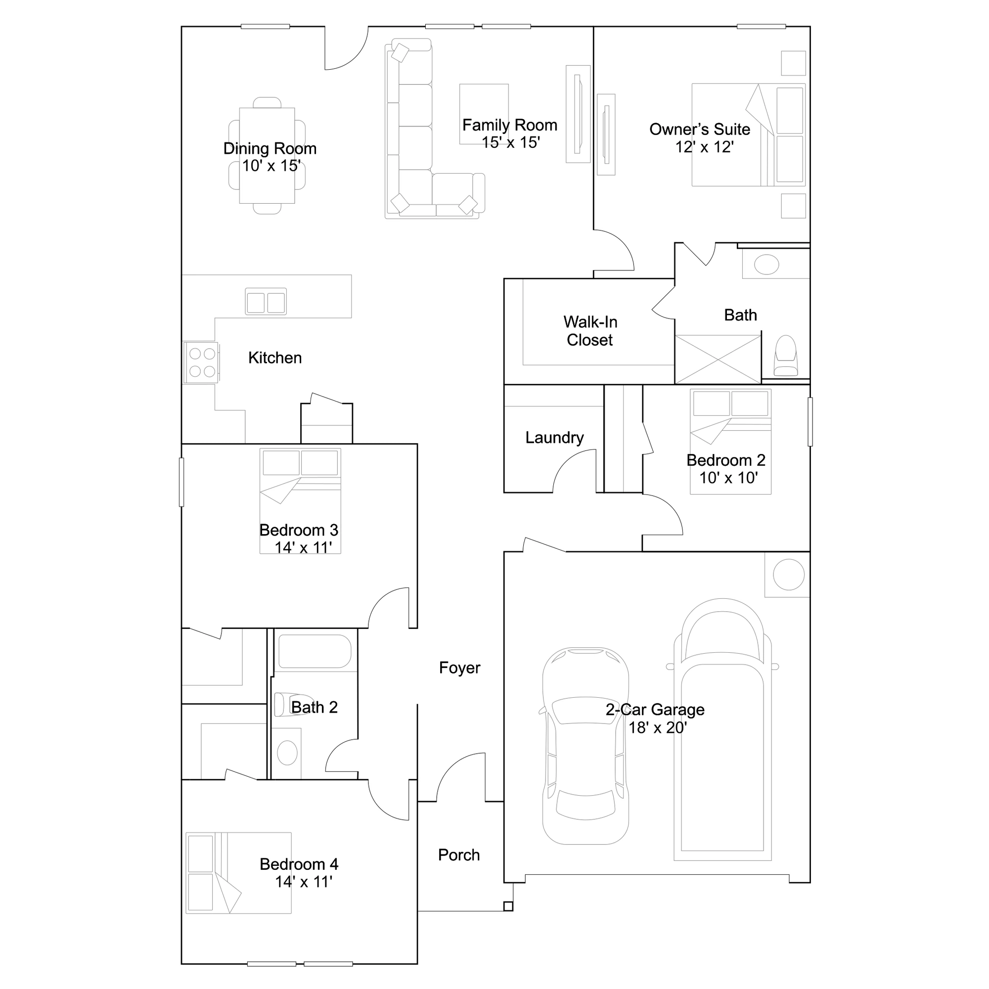 Lennar Gehrig - Floor-plan drawing, Stonechase