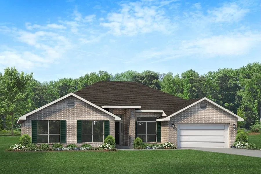 Adams Homes 2751 - Representative exterior, Pecan Valley