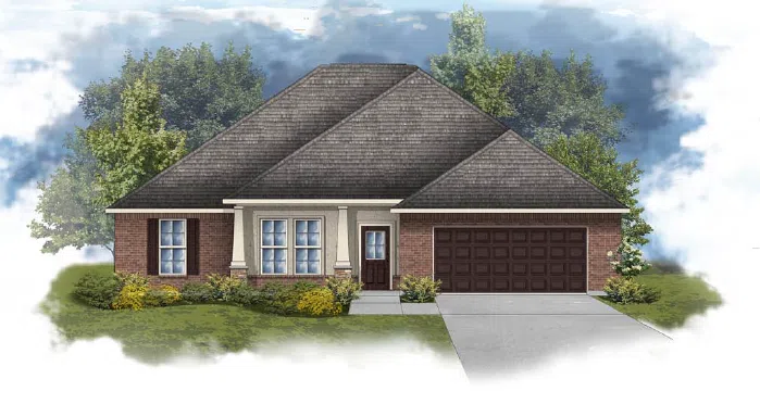 DSLD Homes Ionia III A - Representative exterior, Blueberry Fields