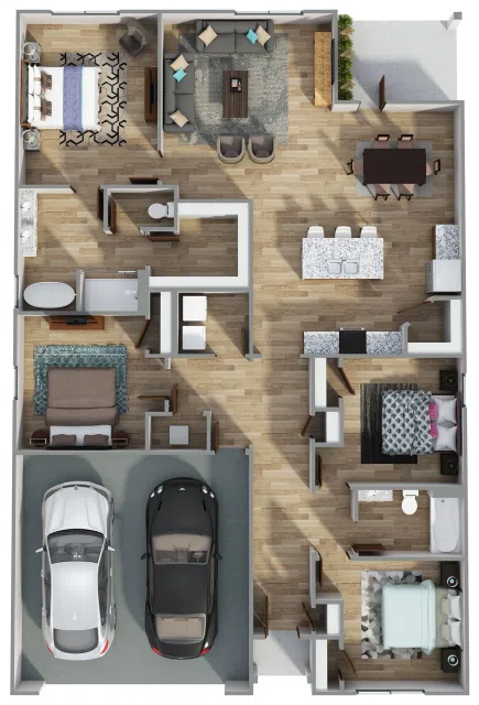 D.R. Horton Cali - Floor-plan drawing, Hadley Village