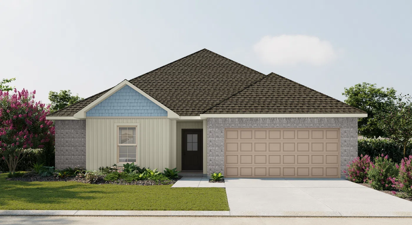 DSLD Homes Hoffman IV H - Representative exterior, Eagle Pointe