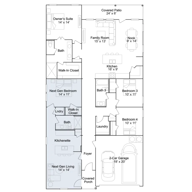 Lennar McCartney - Floor-plan drawing, Stonechase