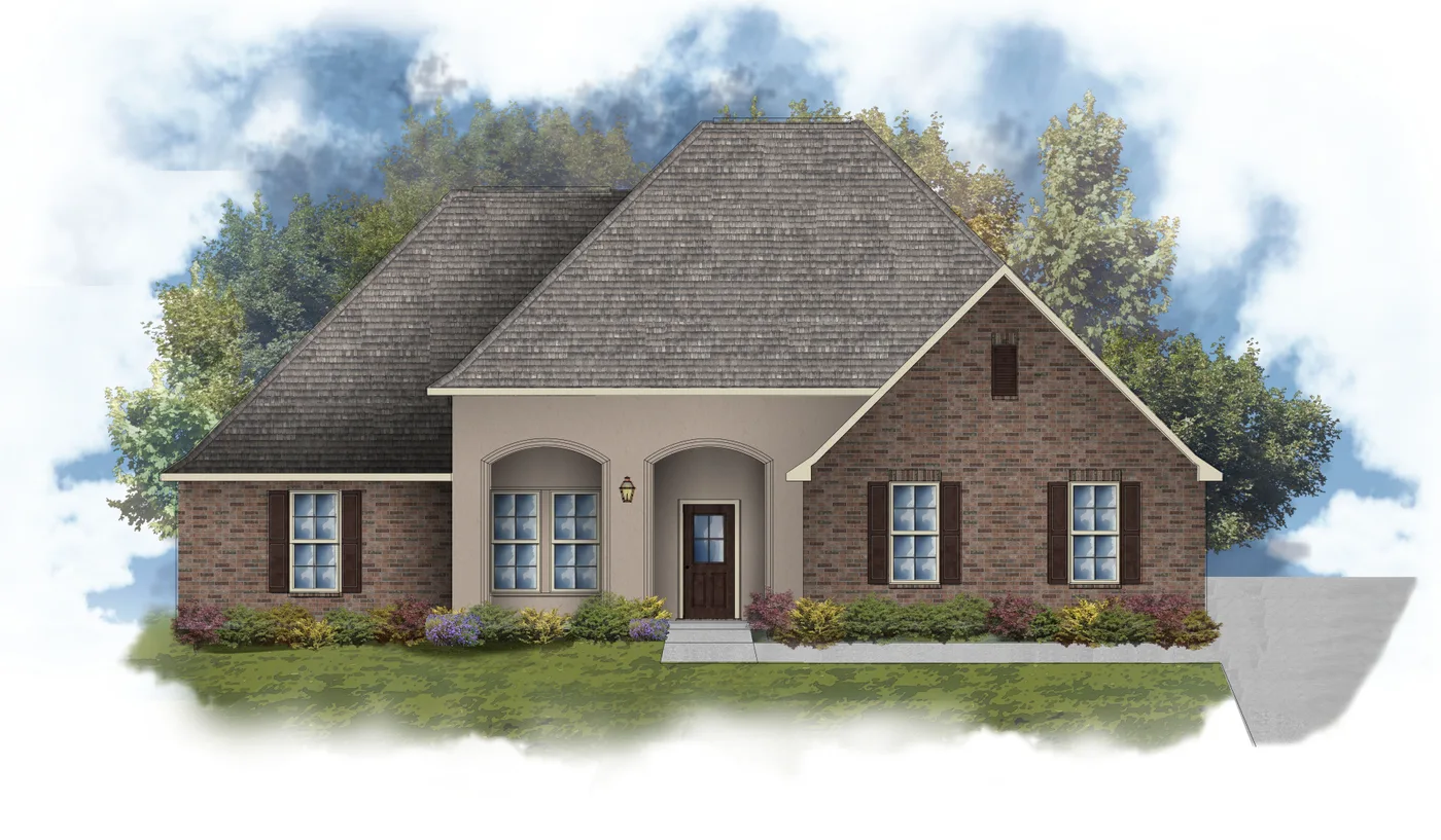 DSLD Homes Jefferson IV A - Representative exterior, Iron Rock