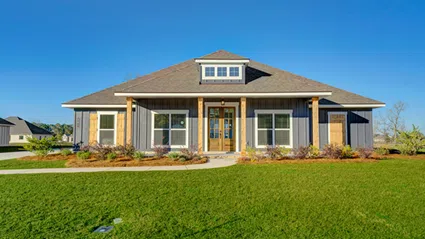D.R. Horton Mockingbird - Representative exterior, Harvest Green West