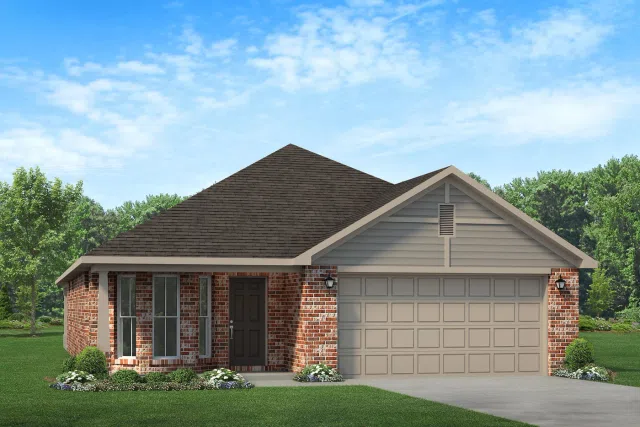 Adams Homes 1717 - Representative exterior, Pine Top