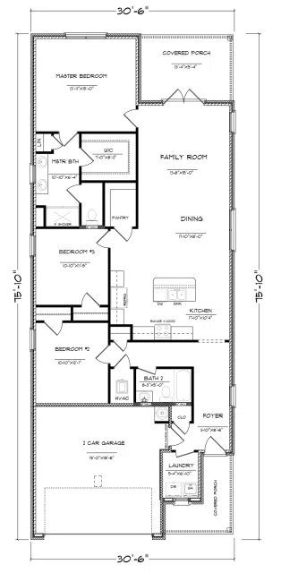 D.R. Horton Jemison - Floor-plan drawing, Robert’s Cove