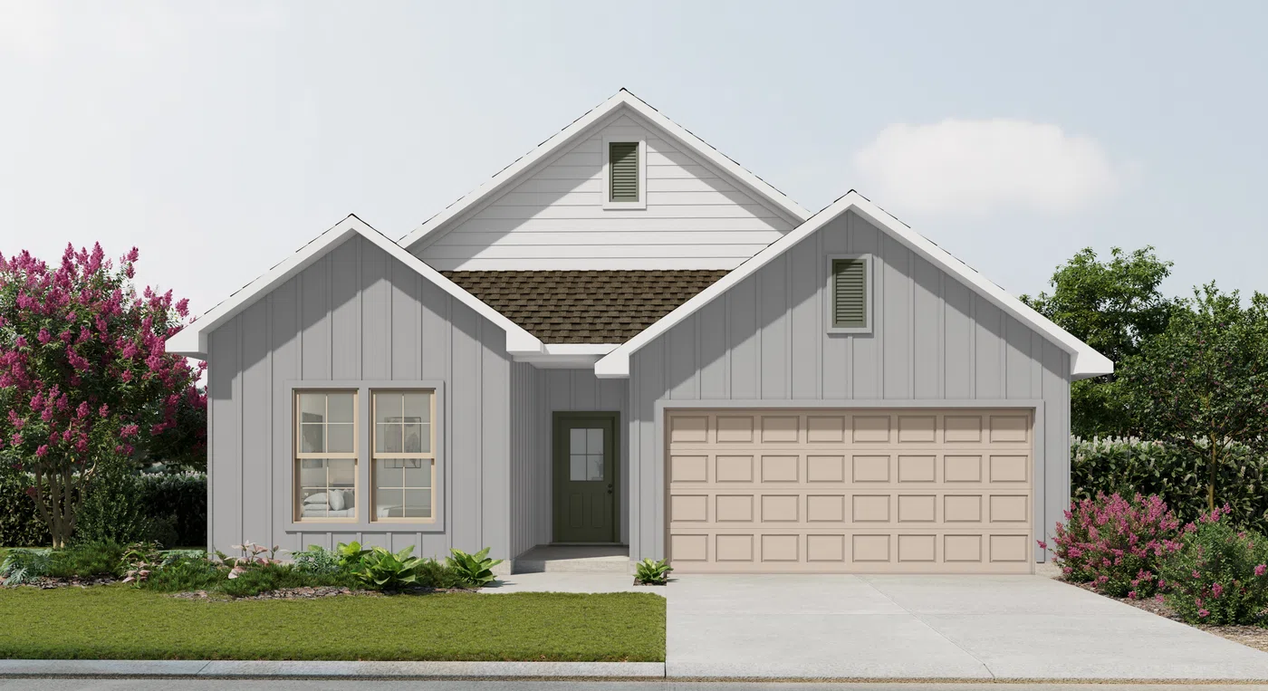DSLD Homes Tiburon IV I - Representative exterior, Driftwood Lakes
