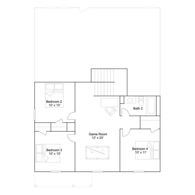 Lennar Littleton - Floor-plan drawing, Piper’s Landing