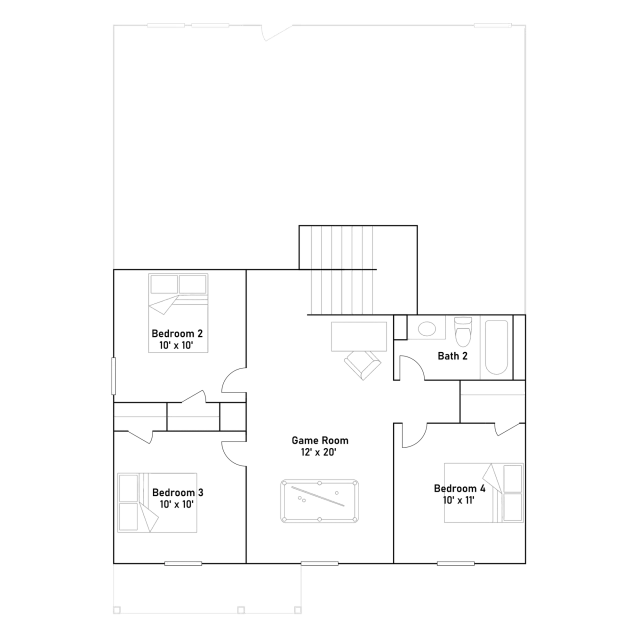 Lennar Littleton - Floor-plan drawing, Horizon’s Edge