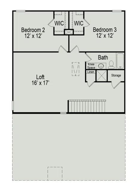 Smith Douglas Homes The Caldwell - Floor-plan drawing, Summerlyn Park