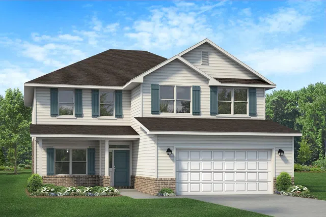 Adams Homes 2628 - Representative exterior, Sandy Creek