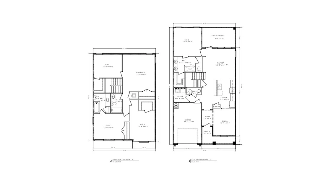 D.R. Horton The Alabaster - Floor-plan drawing, Waterside at East Bay